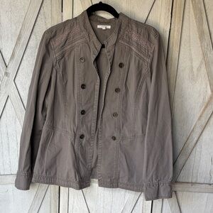 Maurices Taupe Utility Jacket